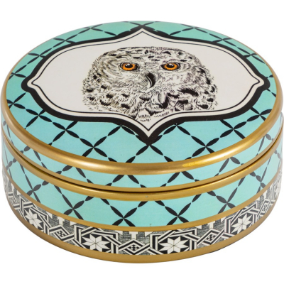 Изображение товара Шкатулка Glasar зеленая 18х18х8 см