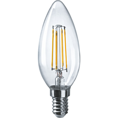 Изображение товара Лампа филаментная Онлайт LED ОLL C35 12ВТ-230-2700К-Е14