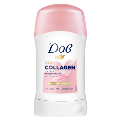 Изображение товара Дезодорант-антиперспирант стик Дав Pro-collagen 40 мл для защиты и ухода за кожей