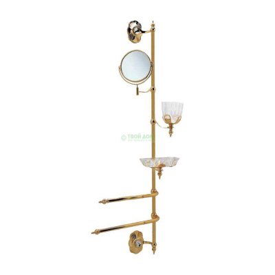 Изображение товара Стойка Lineatre Margherita зеркальная бронза для туалета