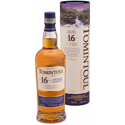 Изображение товара Виски Angus Dundee Tomintoul 16 лет в подарочной упаковке 0,7 л