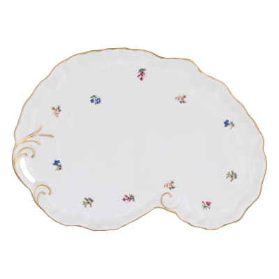 Изображение товара Поднос Leander Офелия 3051 из фарфора с золотым дизайном