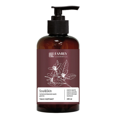 Изображение товара Парфюмированное мыло для рук Табак и Бергамот серии Soul&Skin 285 мл Изображение товара Парфюмированное мыло для рук Табак и Бергамот серии Soul&Skin 285 мл