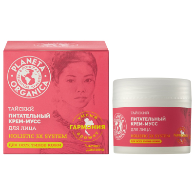 Изображение товара Крем-мусс Планета Органика Тайский питательный для лица 50 мл