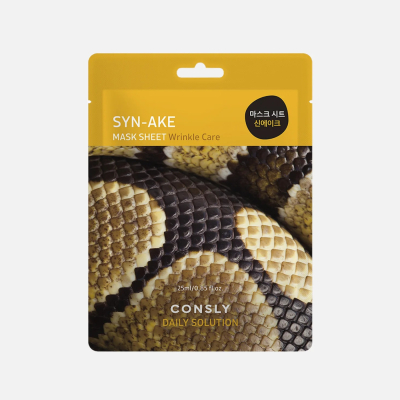 Изображение товара Маска тканевая для лица Consly Daily solution с пептидом Syn-ake 25 мл