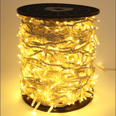 Изображение товара Электрогирлянда Shanghai universe 1000 LED тёплый белый, белый кабель