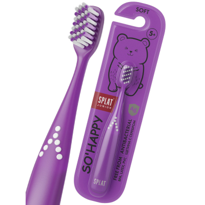 Изображение товара Инновационная антибактериальная мягкая зубная щетка SPLAT Junior для детей от 4 лет