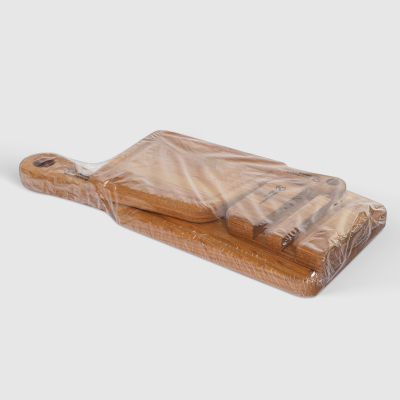 Изображение товара Набор из 2 досок на подставке ДТРД Классик из дуба, антивандальный кухонный набор