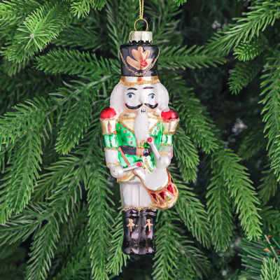 Изображение товара Ёлочная игрушка Yancheng Shiny щелкунчик стеклянное украшение