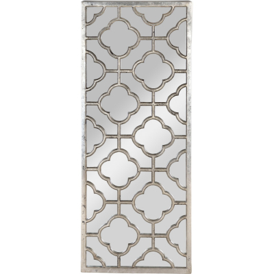 Изображение товара Зеркало Glasar Раджастан серебристое настенное 118x48 см