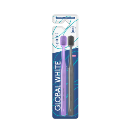Изображение товара Щётка зубная Global White Spiral мягкая 2 шт