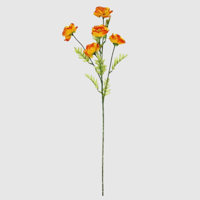 Изображение товара Искусственные маки Конэко-О оранжевые 70 см - декоративные цветы для интерьера