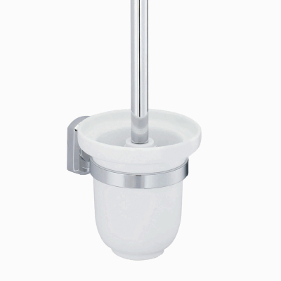 Изображение товара Щетка для унитаза WasserKraft подвесная матовая с серебром 3027