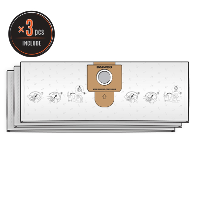 Изображение товара Синтетические фильтр-мешки DAEWOO DAVC 20TBH для пылесосов