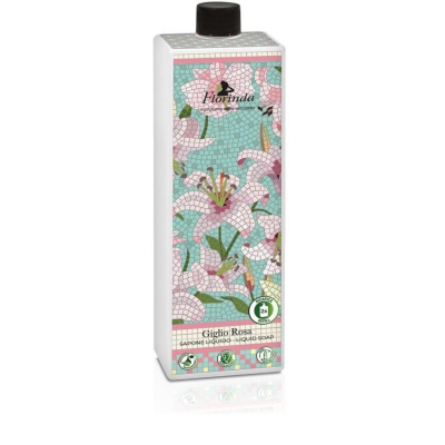 Изображение товара Мыло жидкое Florinda розовая лилия 1 литр гипоаллергенное для рук Изображение товара Мыло жидкое Florinda розовая лилия 1 литр гипоаллергенное для рук