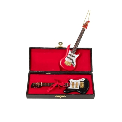 Изображение товара Елочная игрушка электрогитара Kurt S Adler 10 см новогоднее украшение