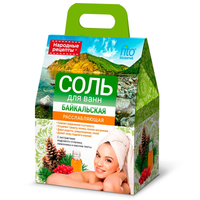 Изображение товара Соль для ванн байкальская расслабляющая Народные рецепты 500 г натуральный состав Изображение товара Соль для ванн байкальская расслабляющая Народные рецепты 500 г натуральный состав
