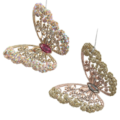 Изображение товара Игрушка ёлочная Kurt S. Adler бабочка 8,5 см