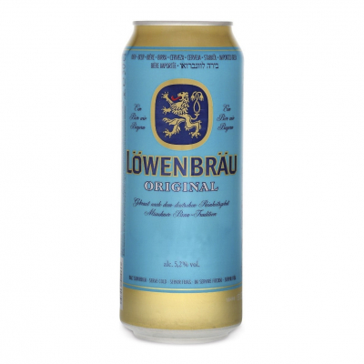 Изображение товара Пиво светлое фильтрованное Lowenbrau Original 0,45 л