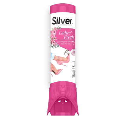 Изображение товара Дезодорант Silver Ladies fresh 100 мл спрей для женщин защита от запахов Изображение товара Дезодорант Silver Ladies fresh 100 мл спрей для женщин защита от запахов