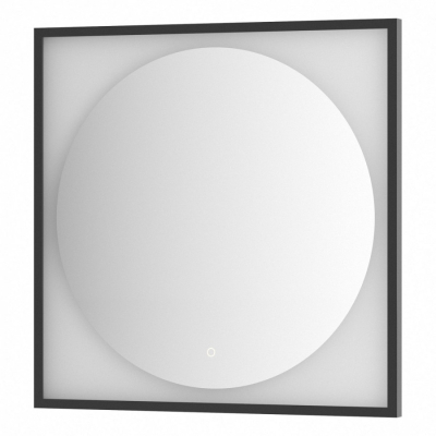 Изображение товара Зеркало с LED-подсветкой и сенсорным выключателем 80x80 см DEFESTO ECLIPSE