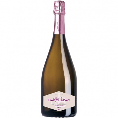 Изображение товара Игристое вино Julien Barthazac Rose de Noirs Brut Cremant de Bordeaux AOC розовое сухое, 0,75 л
