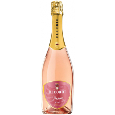 Изображение товара Игристое вино розовое сухое "Decordi" Prosecco DOC Rose 0,75 л