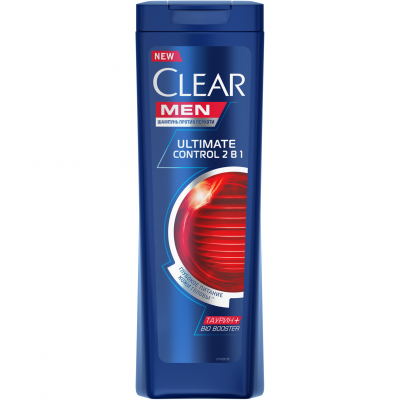 Изображение товара Шампунь-бальзам Clear 2в1 Ultimate Control 400 мл для мужчин
