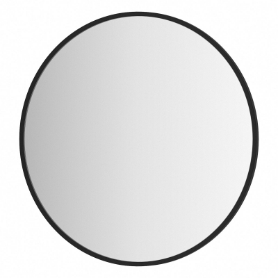 Изображение товара Зеркало Evoform в раме Ø50 см Черный цвет 