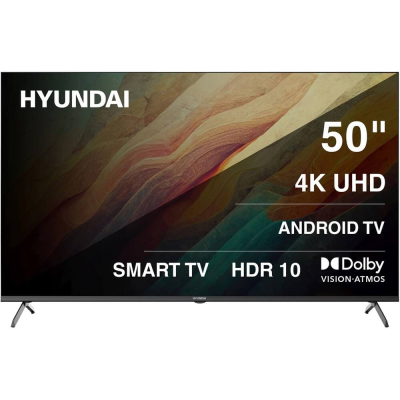 Изображение товара Телевизор Hyundai H-LED50BU7009 50 4K Ultra HD Smart TV Wi-Fi HDMI USB Изображение товара Телевизор Hyundai H-LED50BU7009 50 4K Ultra HD Smart TV Wi-Fi HDMI USB