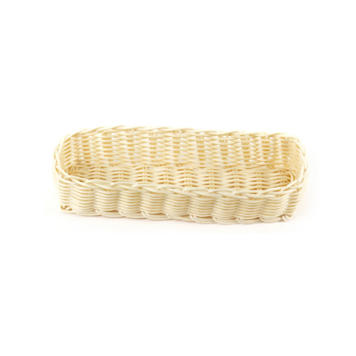 Изображение товара Корзинка пластиковая Баркомплект beige 27х9х5,5 см
