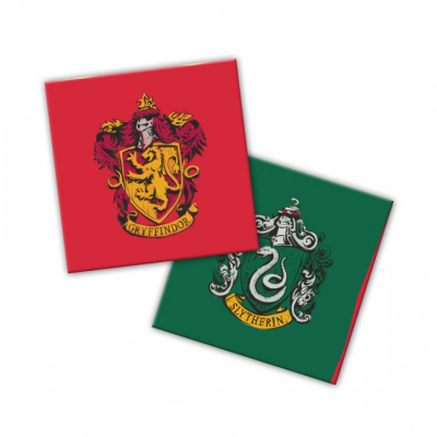 Изображение товара Салфетки Harry Potter гербы 12 шт многослойные бумажные Россия