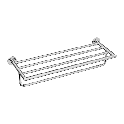 Изображение товара Полка Aqueduto Ponto для полотенец хром 60.6 см легкая и прочная