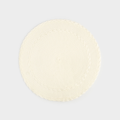 Изображение товара Салфетка под приборы Anna Lafarg Matera, круглая, молочная Изображение товара Салфетка под приборы Anna Lafarg Matera, круглая, молочная