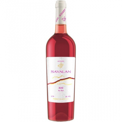 Изображение товара Вино розовое сухое "Savalan" Rose 0,75 л Изображение товара Вино розовое сухое "Savalan" Rose 0,75 л