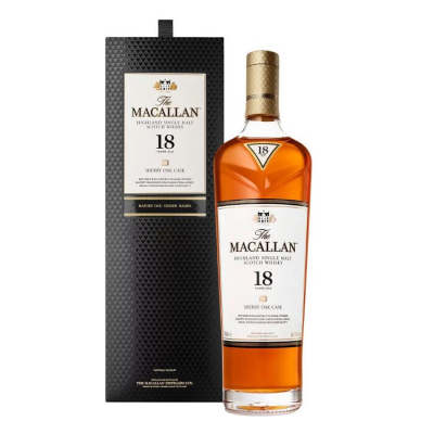 Изображение товара Виски Macallan Sherry Oak 18 Years Old 0,7л в подарочной упаковке