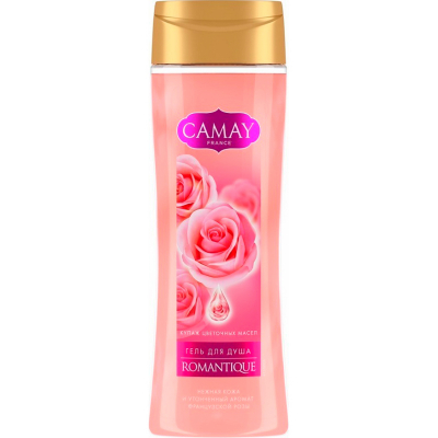 Изображение товара Гель для душа Camay Romantique 250 мл с ароматом красных роз Изображение товара Гель для душа Camay Romantique 250 мл с ароматом красных роз