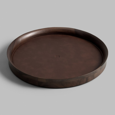 Изображение товара Поднос декоративный Togas Орвента коричневый, 33 см