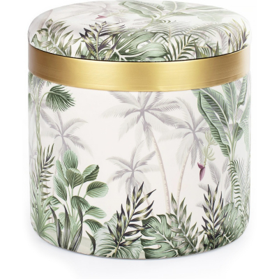 Изображение товара Пуф с крышкой Glasar 35х35х35 см - мягкий для хранения и интерьера