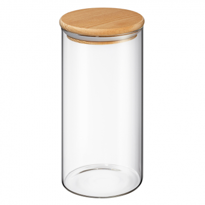 Изображение товара Банка для хранения Zassenhaus с деревянной крышкой 1,3 л
