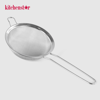 Изображение товара Сито Kitchenstar 10 см из нержавеющей стали с ручкой, моющееся в посудомоечной машине Изображение товара Сито Kitchenstar 10 см из нержавеющей стали с ручкой, моющееся в посудомоечной машине