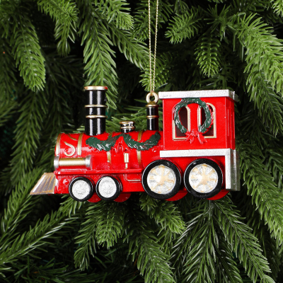 Изображение товара Украшение Царь-Елка рождественское паровоз 12 см