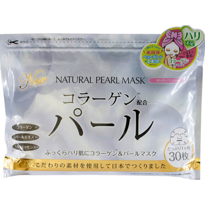 Изображение товара Тканевая маска Japan Gals с экстрактом жемчуга - 30 шт.