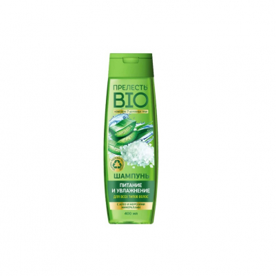 Изображение товара Шампунь Прелесть Био питание и увлажнение с морскими минералами 400 мл Изображение товара Шампунь Прелесть Био питание и увлажнение с морскими минералами 400 мл