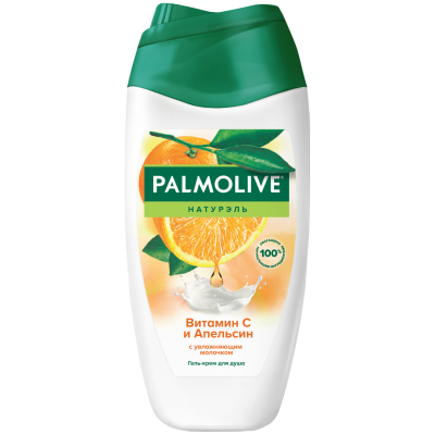 Изображение товара Гель крем для душа Palmolive Натурэль Витамин С Апельсин 250 мл для женщин Изображение товара Гель крем для душа Palmolive Натурэль Витамин С Апельсин 250 мл для женщин