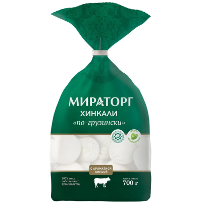 Изображение товара Хинкали Мираторг по-Грузински, 700 г Изображение товара Хинкали Мираторг по-Грузински, 700 г