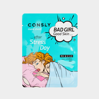 Изображение товара Маска тканевая для лица Consly Bad girl Good skin после тяжелого дня 23 мл Изображение товара Маска тканевая для лица Consly Bad girl Good skin после тяжелого дня 23 мл