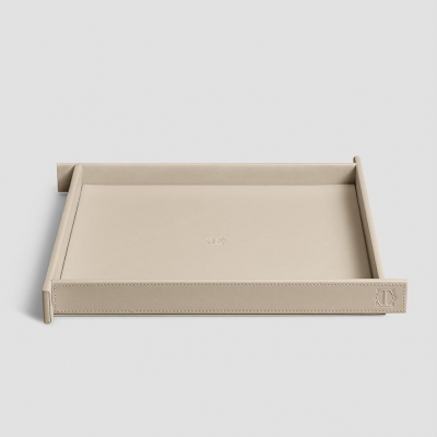 Изображение товара Поднос Togas Венсель жемчужный 30х30 см для кружек и бокалов