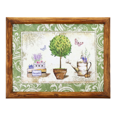 Изображение товара Поднос на подушке Genlex Прованские травы 44x34 см МДФ Текстиль Изображение товара Поднос на подушке Genlex Прованские травы 44x34 см МДФ Текстиль