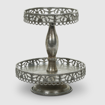 Изображение товара Подставка 2-х ярусная Dekor pap металл 24x18x30 см